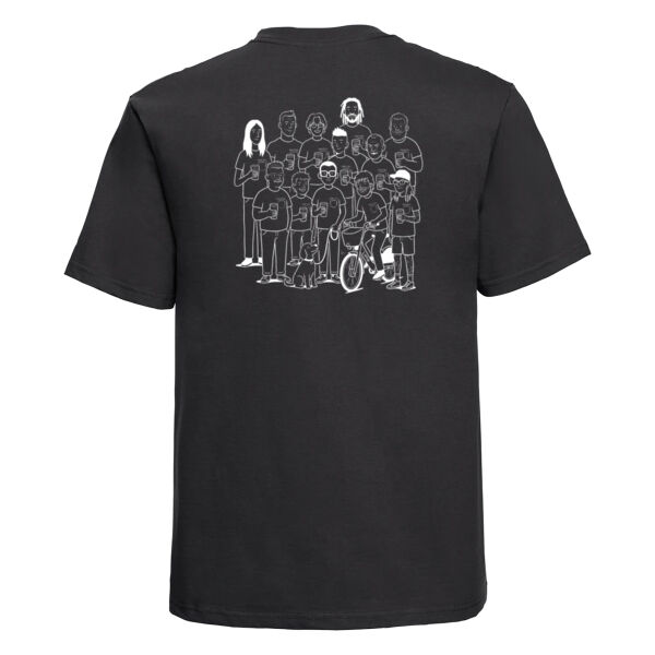 Oche Ness Illustrated T - Black Heavyweight  Thumbnail